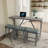 Bar Table Set With Power Outlet, Bar Table And Chairs Set, 4 Piece Dining Table Set, Industrial Breakfast Table Set, For Living Room, Dining Room, Game Room