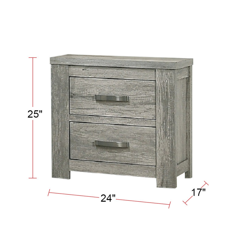 Table de chevet 2 tiroirs Cullins