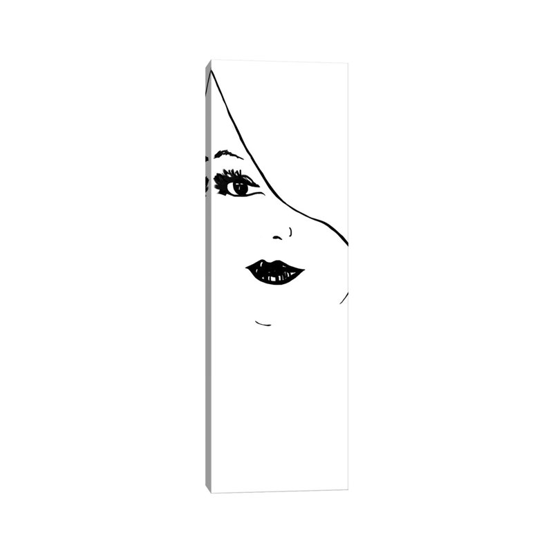 Fashion Sketch II by Carol Robinson - Panoramic Print on Canvas, Wrapped Canvas, 152.4 cm H x 50.8 cm W
