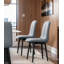Chaise moderne et simple à dossier en cuir