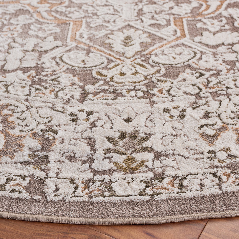 Leonette 512 Performance Oriental Rug, Round 6'7"
