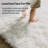 Plush Faux Sheepskin White Rug-2142550358