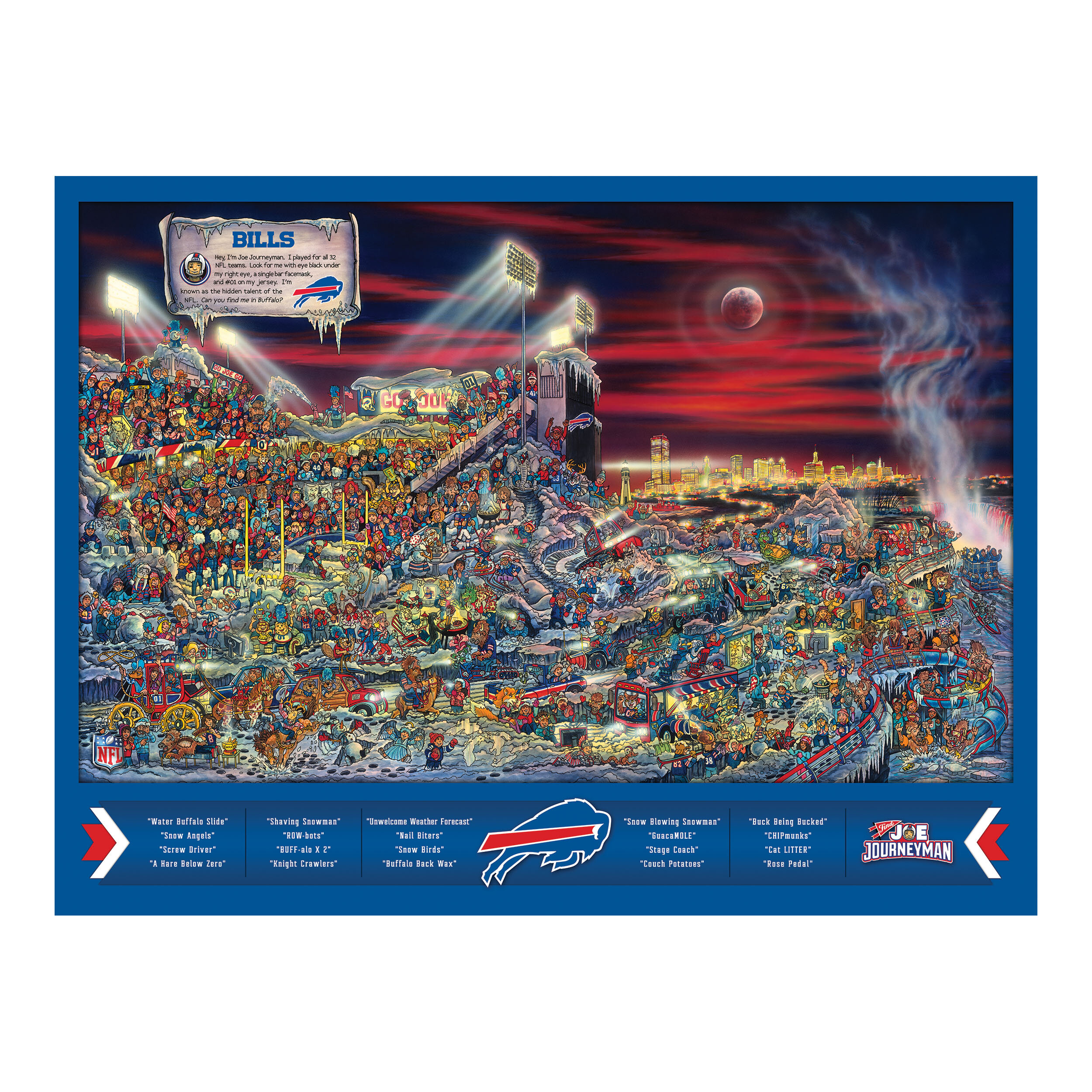 Buffalo Bills Joe Journeyman Puzzle - 500 PC