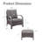 Bobra Outdoor Wicker Rattan Patio Chairs With Cushions And Ottomans-358769914