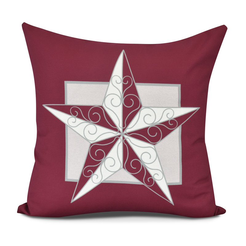 Housse et insert de coussin Holiday Holiday Essence Night Star, H 16 po x l 16 po, Rouge