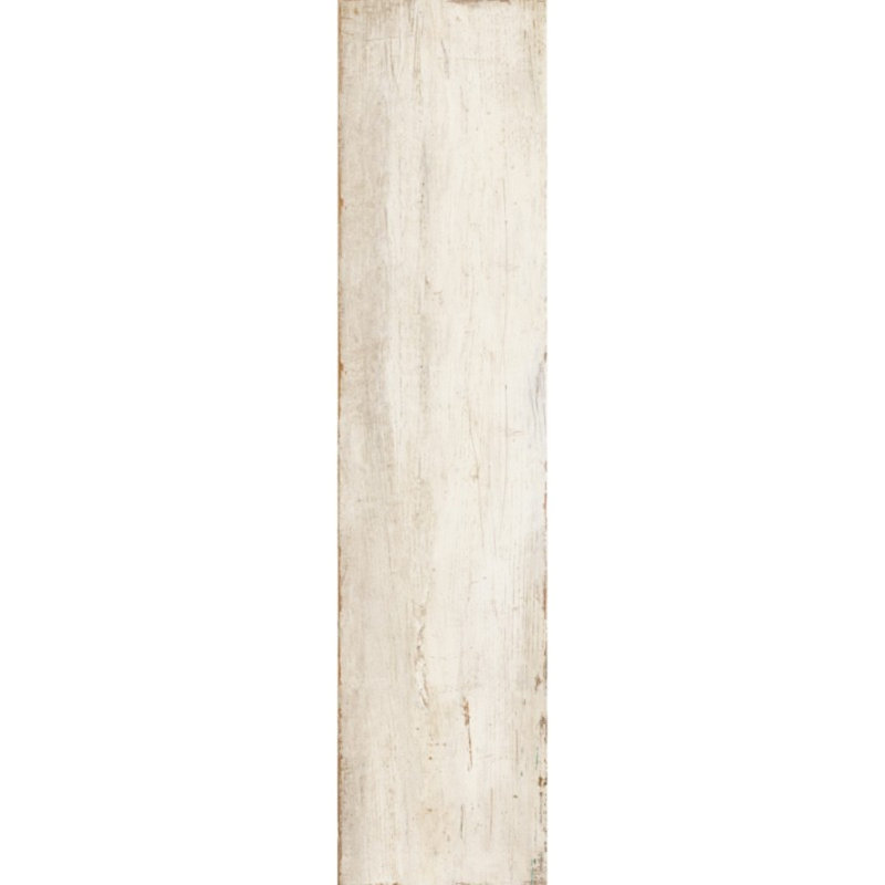Carreau en porcelaine aspect bois 9 po x 40 po Metropolitan, Beige mat