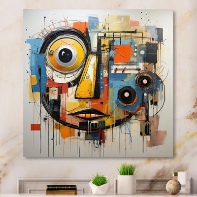 Pop Art Modern Robot IV - Abstract Canvas Art Print