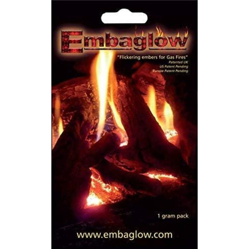 Braises scintillantes pour feux de gaz Embaglow
