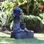 Fontaine fontaine rustique avec lumière DEL Harrouda
