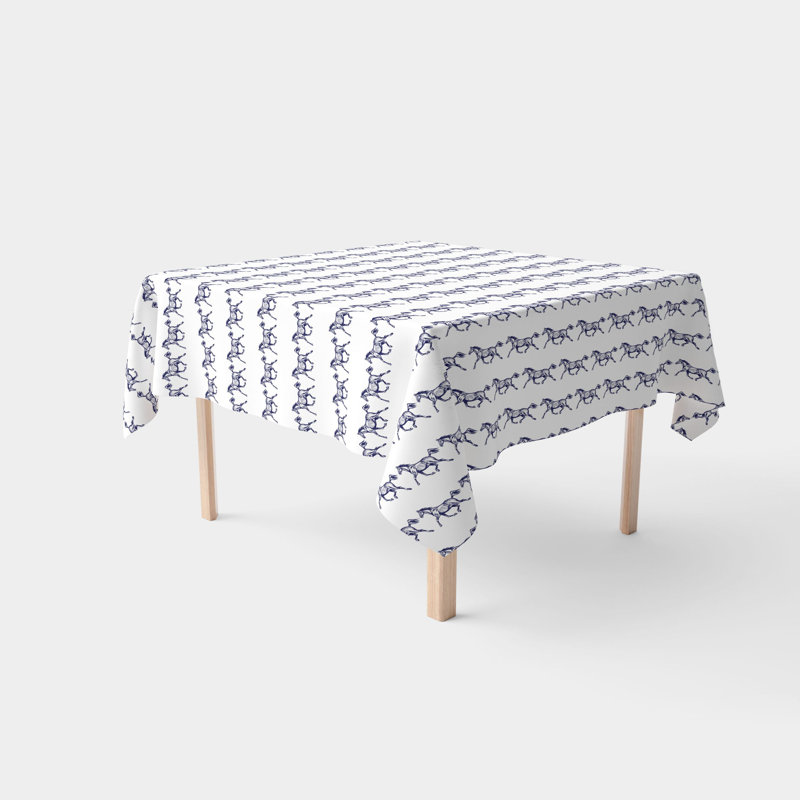Stubblefield Geometric Square Tablecloth, 84" L x 84" W