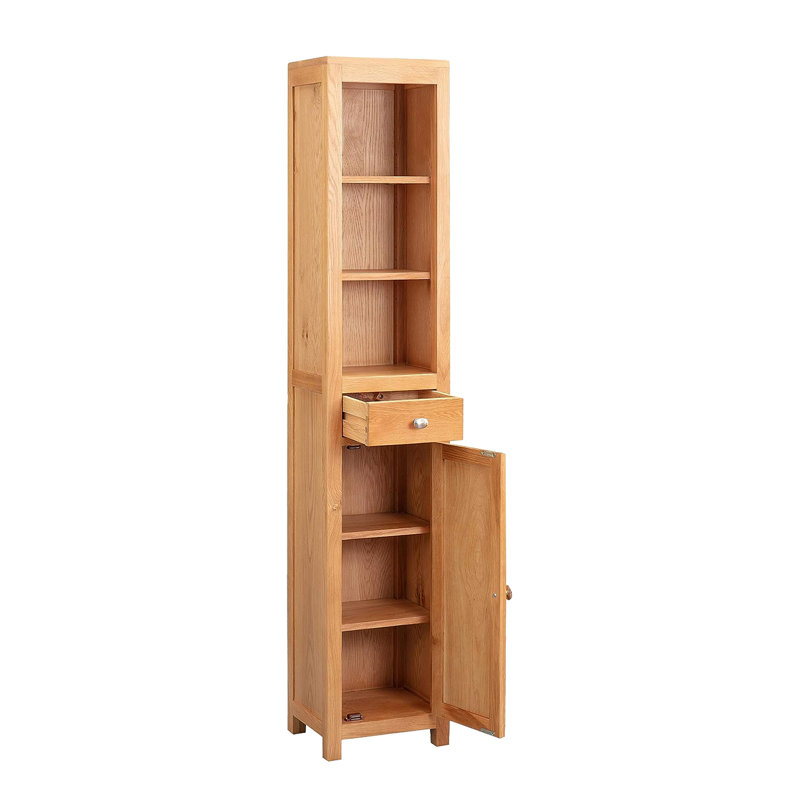 Hatcher Solid Wood Linen Cabinet