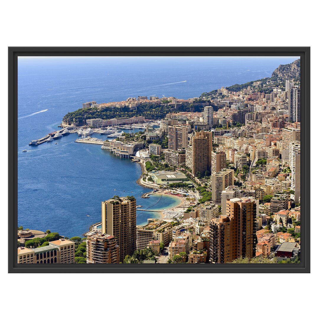 Gerahmtes Wandbild Blick auf das Monte Carlo