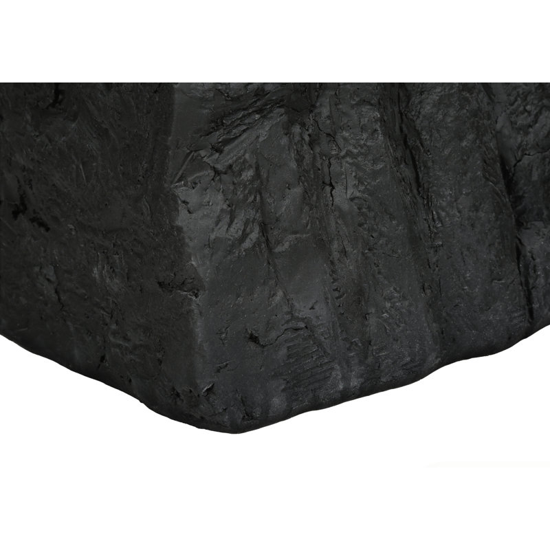Table d'appoint d'extérieur moderne 25 "h, Noir