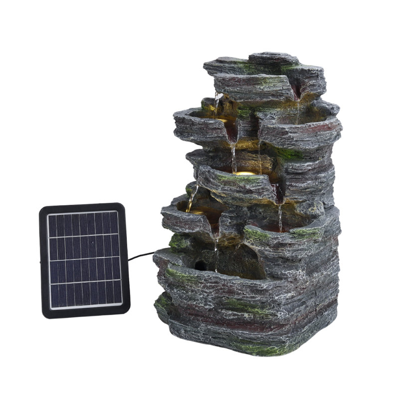 Pudalov Outdoor Weather Resistant Cascade Fountain