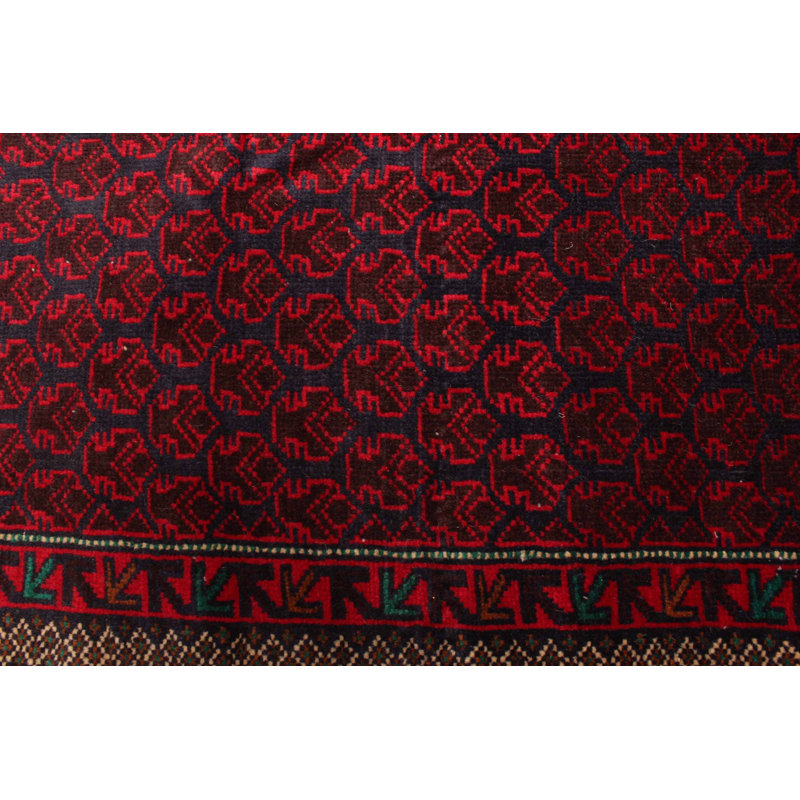 Teimani Red Rug 3'1" x 6'4"