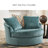 Dravion Upholstered Swivel Accent Chair-96687523