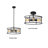 4 - Light Matt Black Single Pendant