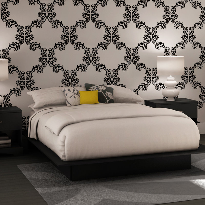 Step One Full/Queen Platform Bed, Black