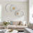 Vertigo Acrylic and Quartz Wall Hangings - Chic Modern Home Decor in 20" and 24" Sizes, Set of 2