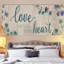 «Love with All Your Heart», reproduction d'art textuel à multiples images sur toile-743109410