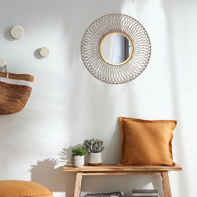 Fairweather Metal Flat Wall Mirror
