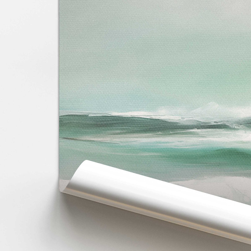 Serene Swells II, Sans cadre, papier, H 16 po x l 20 po