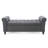 HAYES ARMED STORAGE BENCH