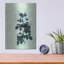 Art mural luxueux «Dry Blue Flowers» par Sabrina Balbuena, art mural en métal-102370787