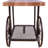 End Table In Oak & Antique Gray
