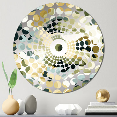 Miroir décoratif à cercles concentriques Desert Oasis Ideational