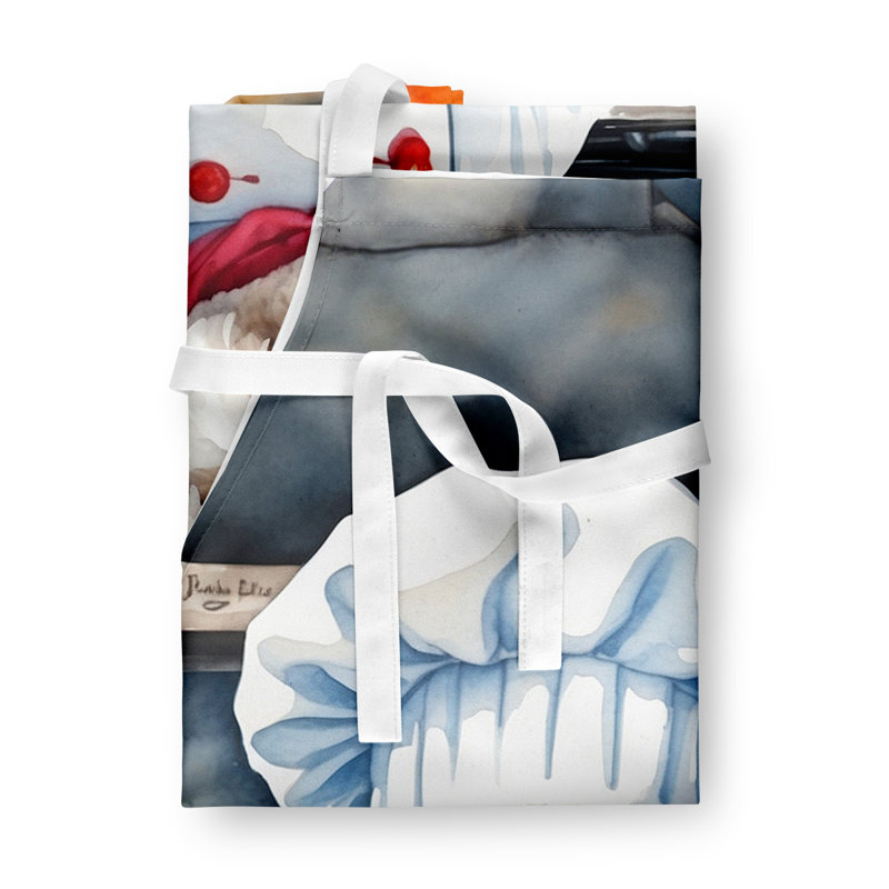 No Pattern Bib Apron