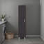 Armoire de rangement avec tablette fixe
