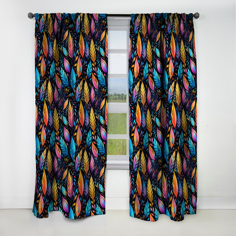 Motif bohème tribal Dreamscape, L 52 po x L 95 po