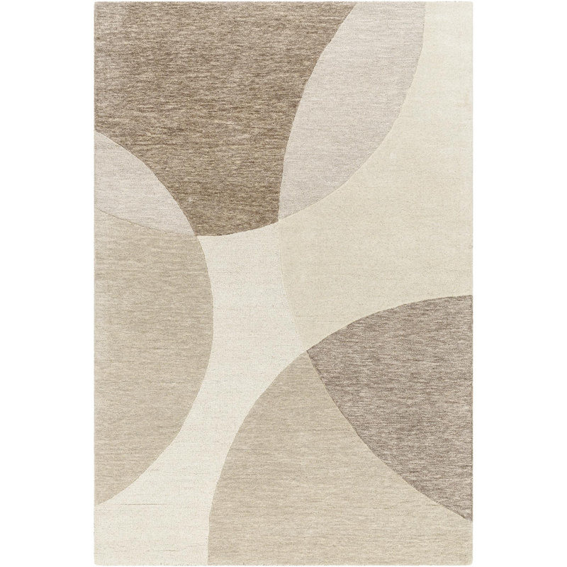 Malery Wool Geometric Indoor Rug, Rectangle 2' x 3'