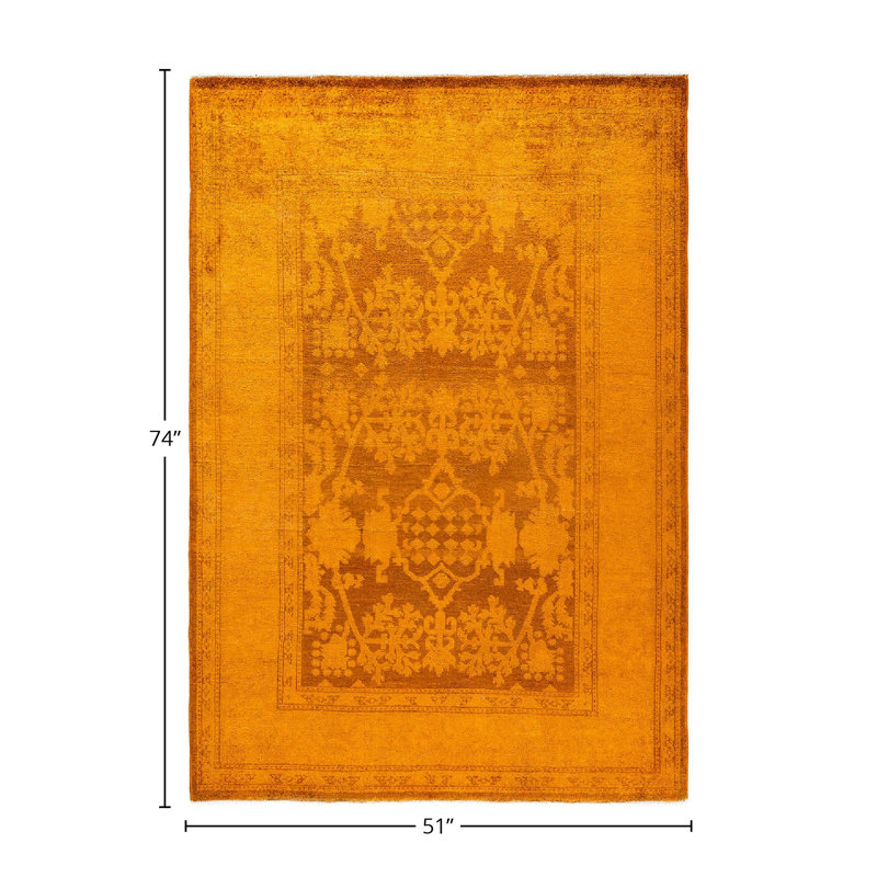 Cuesta One-of-a-Kind 4' 3" X 6' 2" Hand Knotted Area Rug