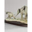Figurine des éléphants « nous suivons vos marches »