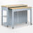 Kitchen Island with Extendable Dining Table-950181084