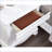 Classic White 2-Drawer Solid Wood Nightstand with Nickel Pulls