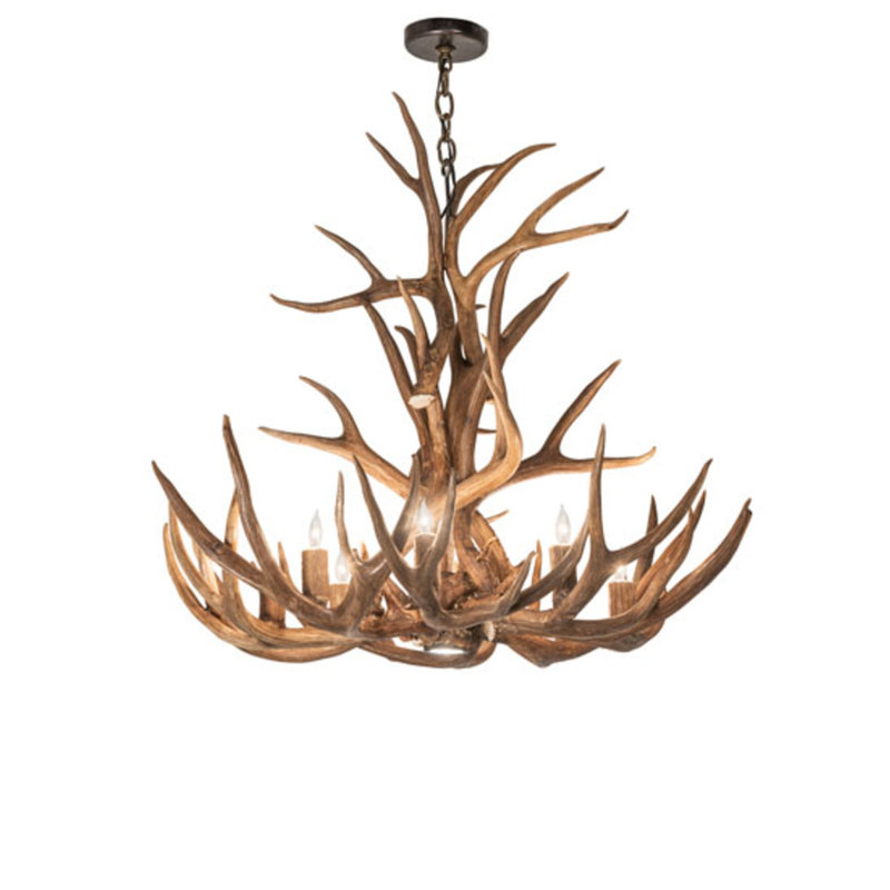 Antlers 9 - Light LED Chandelier
