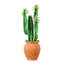 28 po Cactus artificiel en pot terre cuite