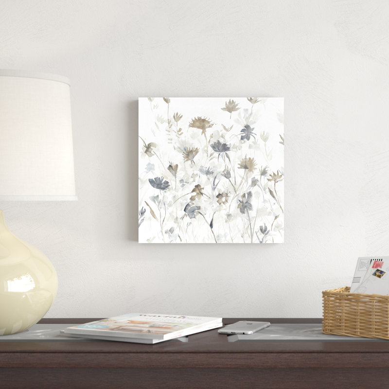 Garden Shadows III sur fond blanc, H 12 po x l 12 po x P 1,25 po