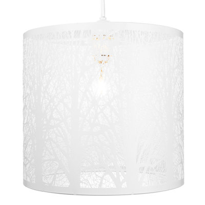 32cm H Metal Drum Pendant Shade ( Screw On )