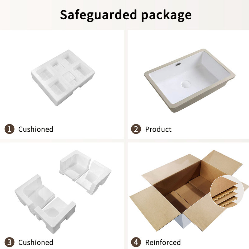 Undermount Kitchen Sink, Eridanus 24" L X 16" W Undermount Kitchen Sink White Ceramic Sink Deep Single Bowl Without Bottom Grid And Strainer Drain
