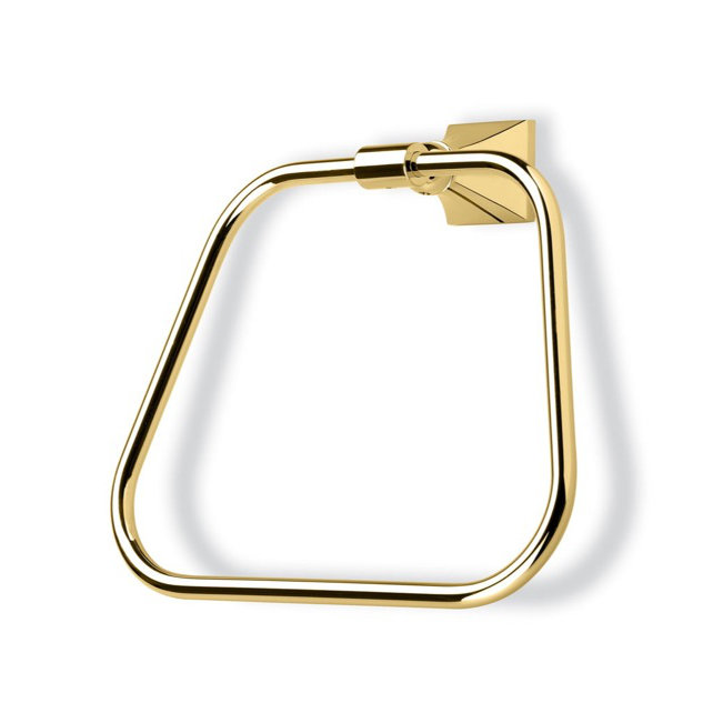 Prisma Towel Ring, Gold