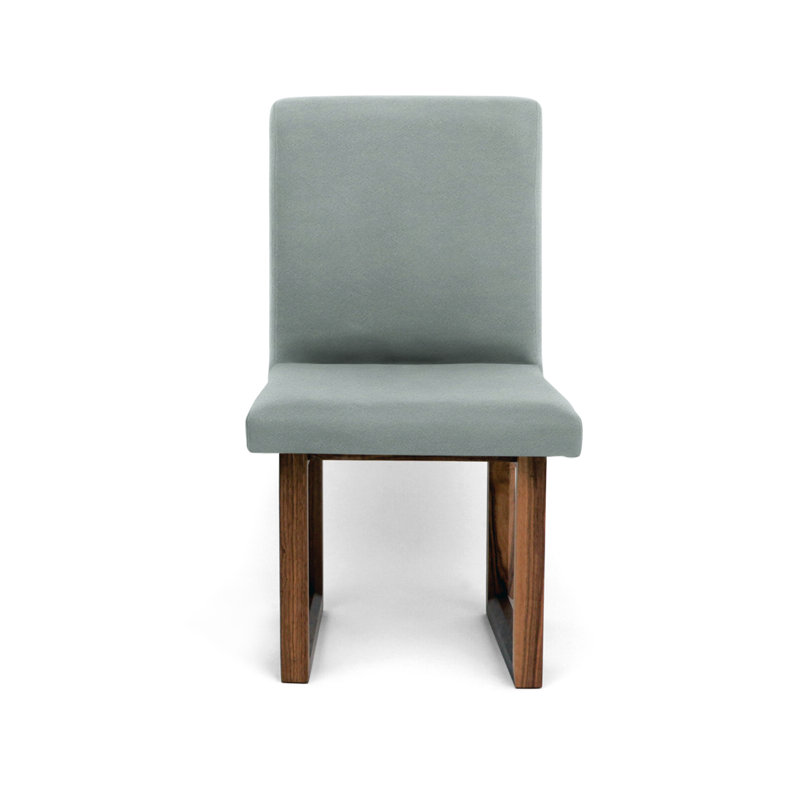 C2 W Upholstered Dining Chair, Shale Velvet