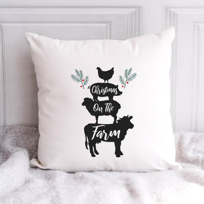 Enseigne de Noël - Coussin décoratif inclus