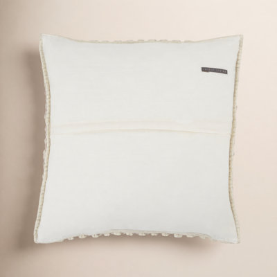 Toulon Embroidered Wool Throw Pillow