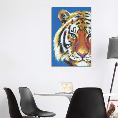 Tiger Tiger 1 Piece Wrapped Canvas Wall Art