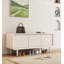 Banc de rangement moderne pour chaussures en alliage d'aluminium de style crémeux-1456576986