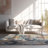 Kymiere Abstract Area Rug in Blue/Mustard Yellow-893446829